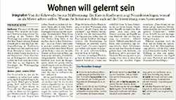 Zum Presseartikel der AZ über die derzeit laufenden Schulungen (PDF)