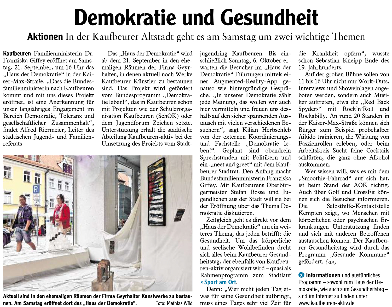 zum Pressebericht der AZ vom 18. September 2019 (JPG)