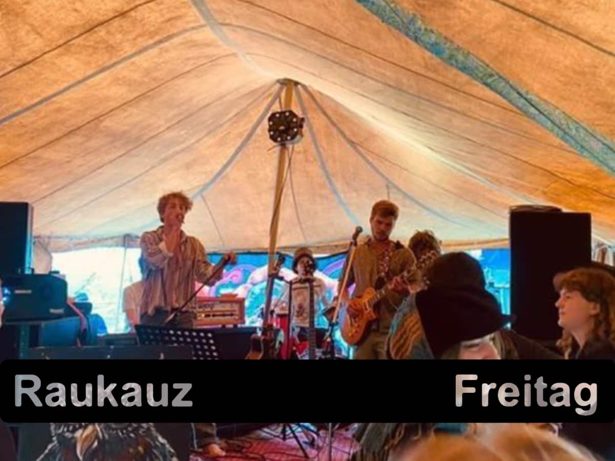 Raukauz - Freitag, 23. September 2022, 18 Uhr - Zelt Selbst-Be-Stimmt